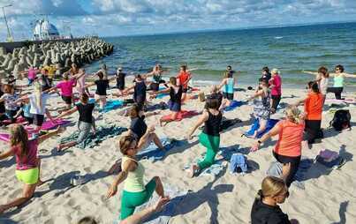 Zdjęcie do Joga na plaży 14.07.2023