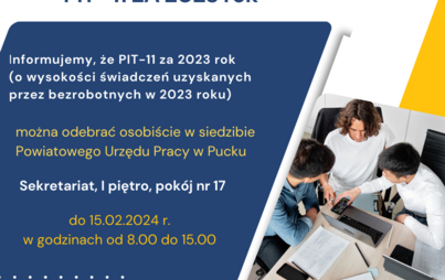 Zdjęcie do Informacja Powiatowego Urzędu Pracy w Pucku 