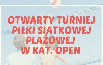 Zdjęcie do Otwarty Turniej Piłki Siatkowej Plażowej w Helu