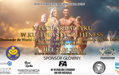 Zdjęcie do X Puchar Bałtyku w Kulturystyce i Fitness po patronatrem Burmistrza Helu