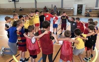 Zdjęcie do Zajęcia piłkarskie wsp&oacute;lnie z AP "ORZEŁKI" w Helu