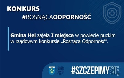 Zdjęcie do Hel laureatem konkursu rządowego "Rosnąca Odporność"