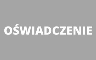 Zdjęcie do Oświadczenie