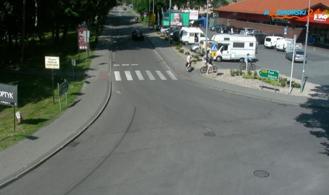 zrzut ekranu z kamery na ul. dworcowej