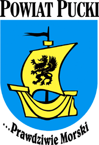 Obraz przedstawia herb Starostwa Powiatowego w Pucku