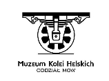 Obraz przedstawia logo Muzeum Kolei Helskiej