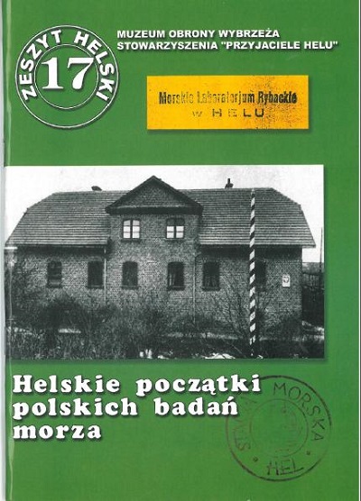 Obraz przedstawia okładkę zeszytu nr 17 - Helskie początki polskich badań morza
