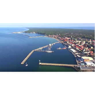Obraz przedstawia zdjęcie portu w Helu