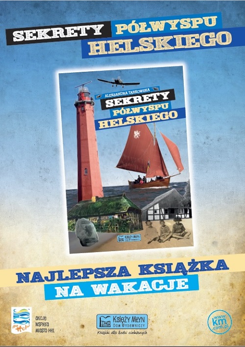 Obraz przedstawia plakat "Sekrety Półwyspu Helskiego"
