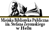 Obraz przedstawia logo - Miejska Biblioteka Publiczna im. Stefana Żeromskiego w Helu