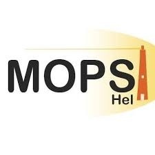 Obraz przedstawia logo MOPS Hel